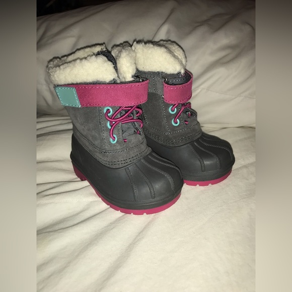 Baby Girl Fall/Winter Boot Bundle(3PAIR sizes 5/6)Combat/Riding/Snow/Rain/Patent - Picture 11 of 15